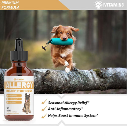 Alivio Natural para Alergias de Perros - Apoyo Contra Picazón y Estornudos - 30 ml – Image 3