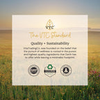VTC VitaTradingCo. Cortisol Stress Complex | Mezcla de Hongos y Hierbas Adaptogénicas | con Relora y Ashwagandha Estudiados Clínicamente | Apoyo Adrenal y Anímico | 90 Cápsulas Veganas
