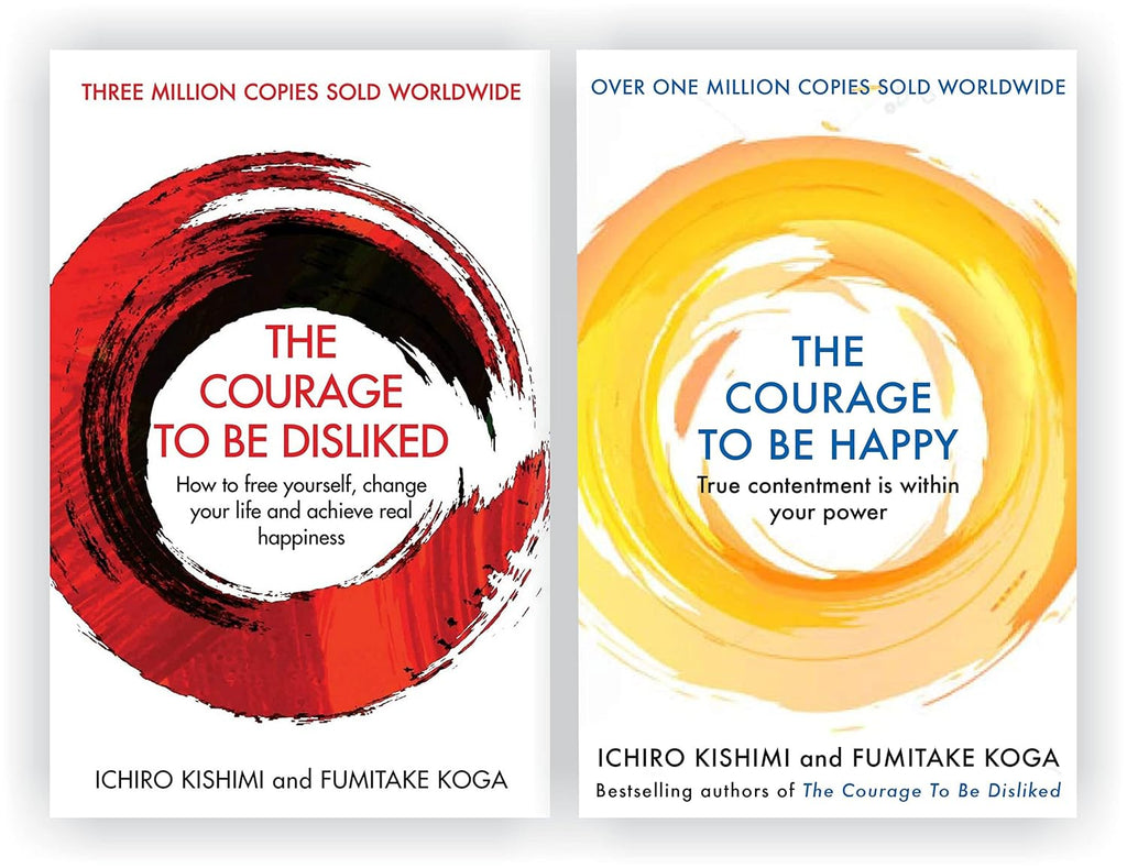 Ichiro Kishimi 2 Books Collection Set (The Courage to be Happy, The Courage To Be Disliked)