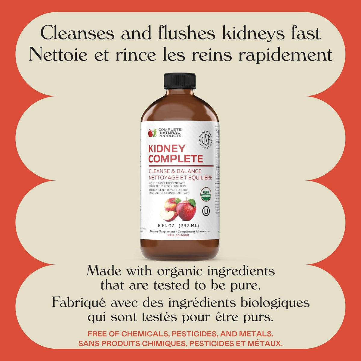 Complete Natural Products Kidney Complete - – Verificado no transgénico (Non-GMO): Asegura que no contiene – Image 5
