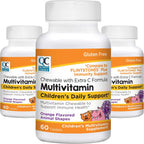Quality Choice Multivitamínico Infantil en Forma de Animal con Vitamina C Extra - 60 Comprimidos Masticables Sabor Naranja