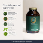 Infinity Greens Cápsulas de Superalimentos - 28 Superalimentos Orgánicos, Algas Verdeazuladas