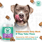Doggie Dailies 5 en 1 Multivitamínico para Perros, 225 Golosinas Blandas Sabor Mantequilla de Maní
