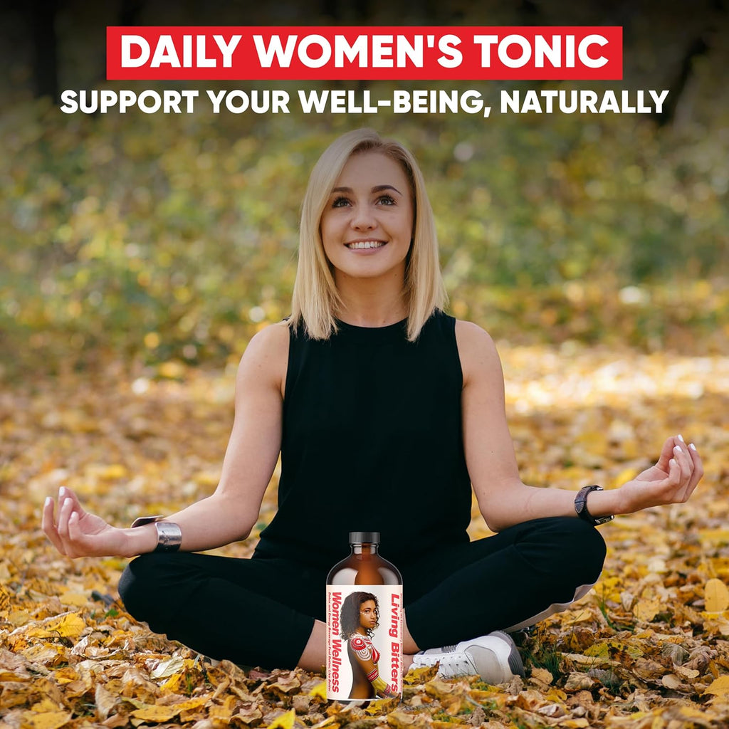 Herboganic Women wellness Living Bitters for overall Health and wellness | 16 Oz