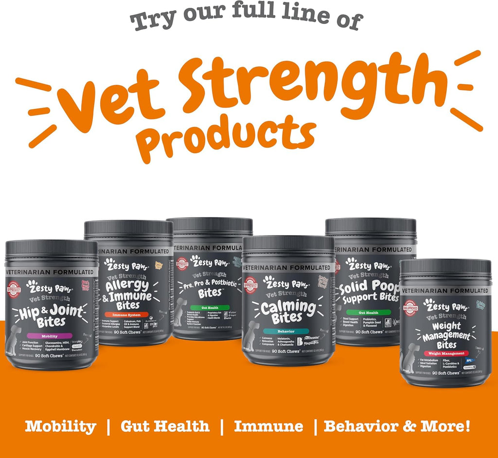 Zesty Paws Weight Management Bites para Perros - 90 masticables