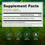 Bio Boron, 10mg/cápsula - Suplemento de Boro con Glicinato, 90 Cápsulas Vegetarianas