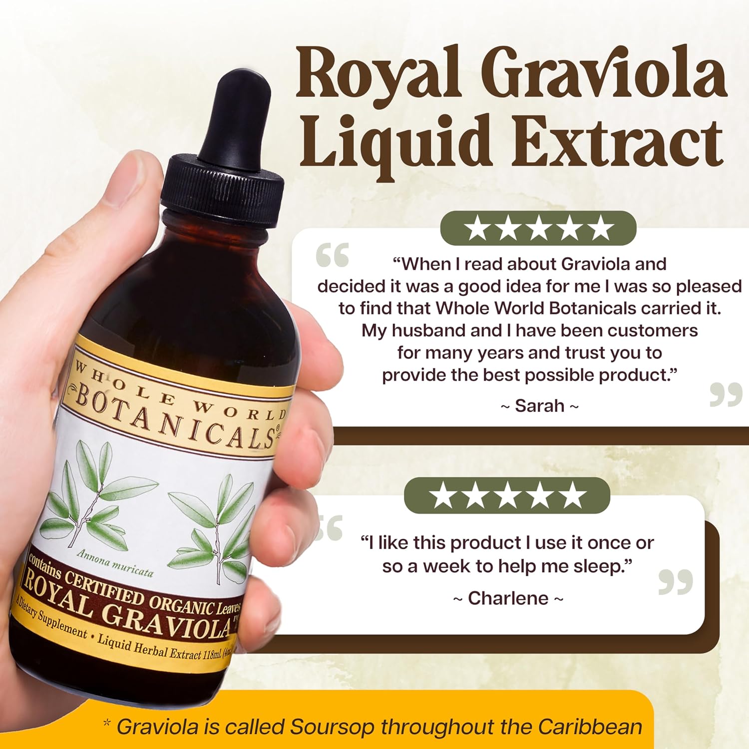 Royal Graviola (Soursop) – Extracto Líquido – 4 oz – Suplemento Herbal Tradicional