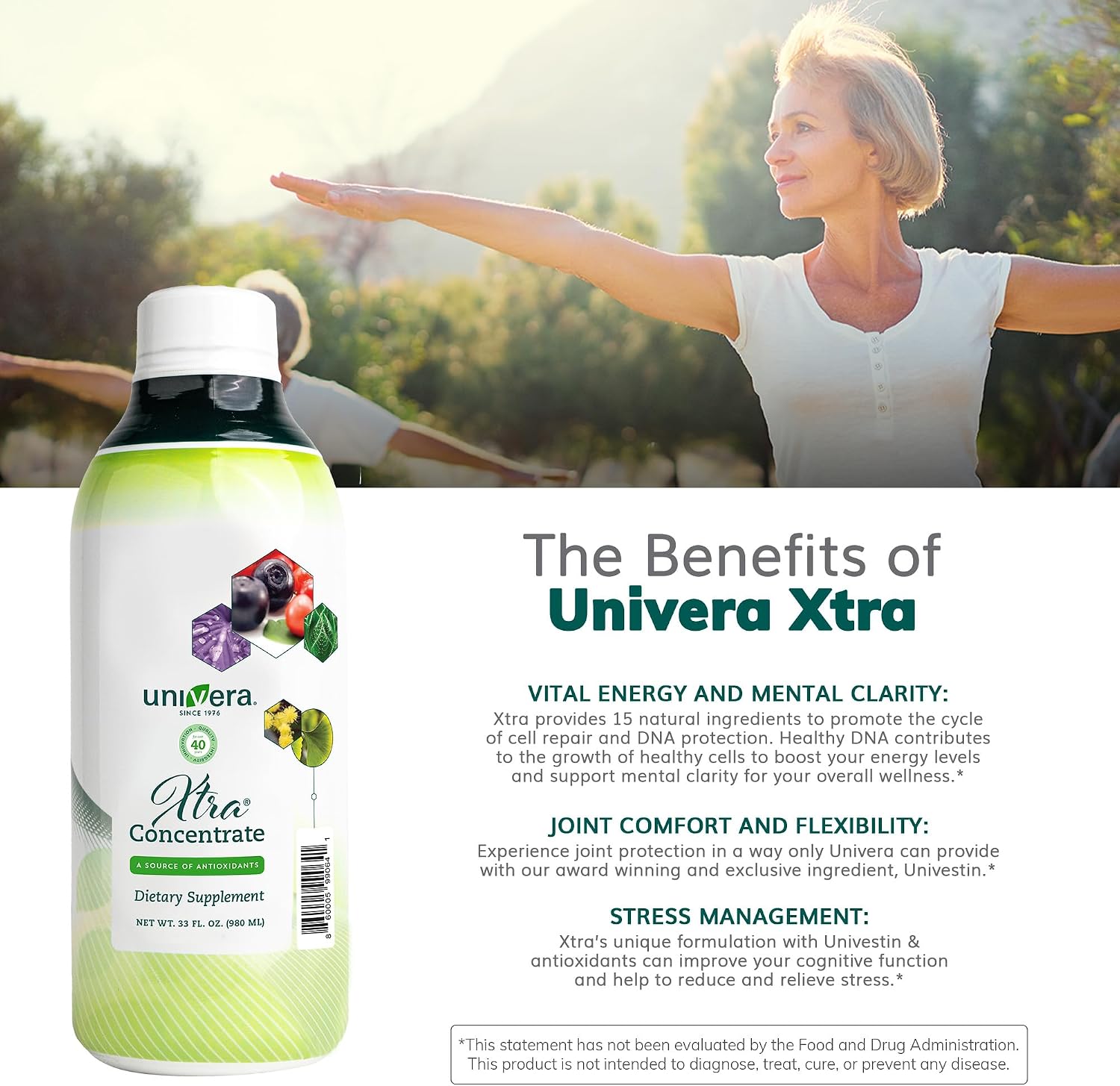 Xtra Concentrate - Complejo B Líquido con Vitaminas B, Energía y Apoyo para el Estrés