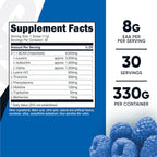 Nutricost EAA Powder 30 Servings (Blue Raspberry) - Aminoácidos Esenciales