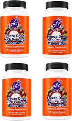 Natural Home Cures Mangostán Liofilizado en Cápsulas, 515 mg, 480 Cápsulas Veganas (4 Botellas)