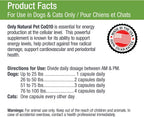 Only Natural Pet Cápsulas de CoQ10 para Perros y Gatos – Suplemento de Coenzima Q10 Ubiquinona – Ayuda a Mantener la Vitalidad, Energía y Bienestar General – 90 Cápsulas