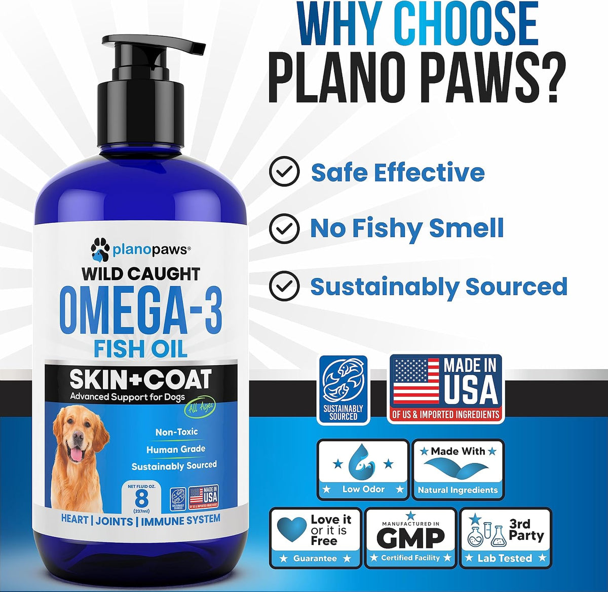 Aceite de Pescado Omega 3 para Perros - – Corazón y sistema circulatorio: Los Omega 3 favorecen la salud – Image 3