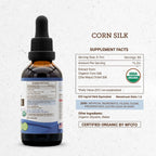 Secrets of the Tribe Seda de Maíz Orgánico USDA – Extracto Sin Alcohol, Gotas de Alta Potencia – Hecho con Seda Seca de Zea Mays Certificada Orgánica 2 oz (60 ml)