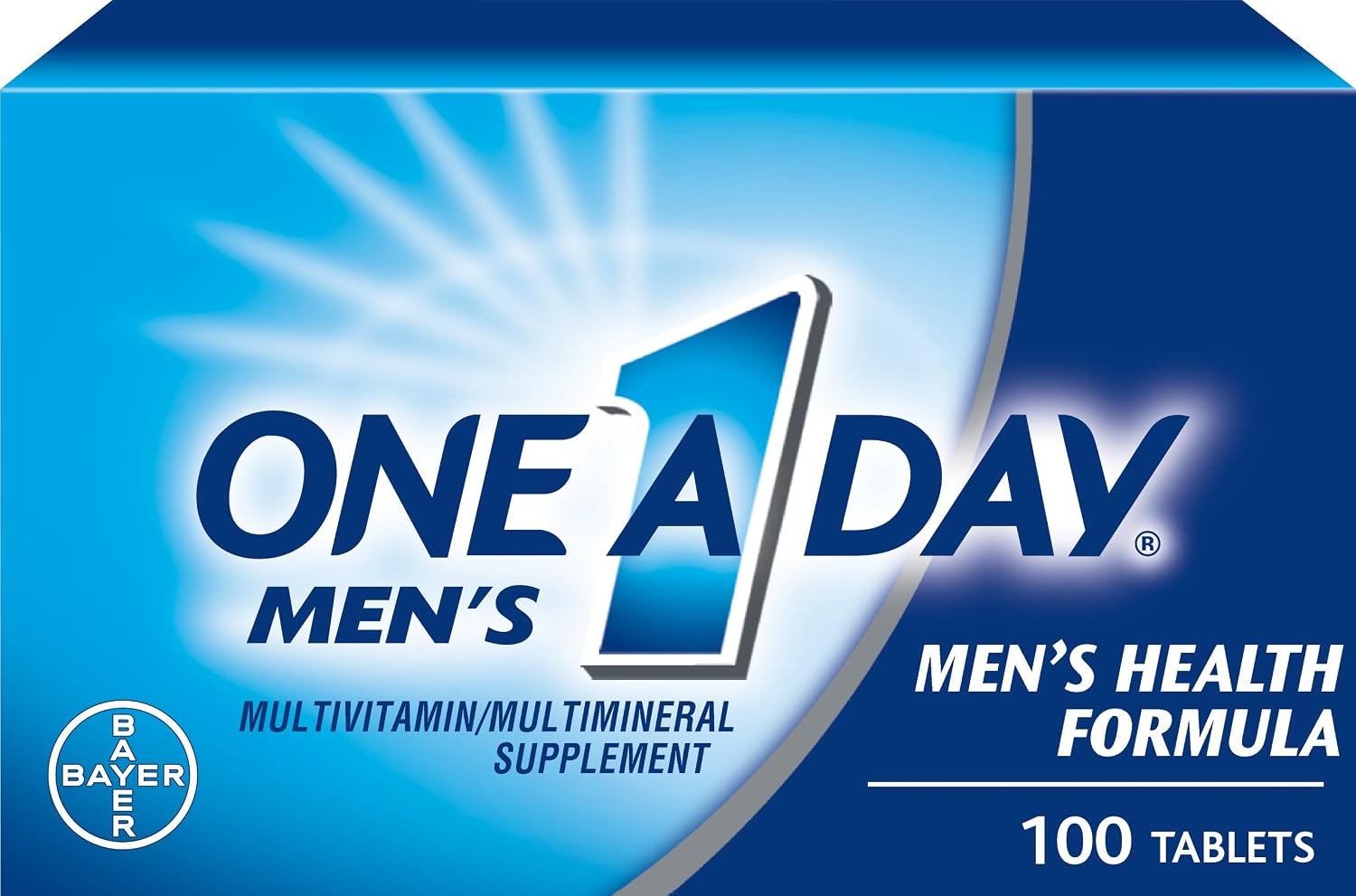 One-A-Day Men's Health Formula Suplemento Multivitamínico para Hombres, 100 Comprimidos