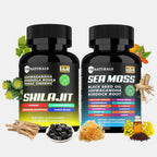 TM NATURALS Cápsulas de Sea Moss, Black Seed Oil, Ashwagandha y Jengibre - 240 cápsulas