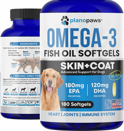 Omega 3 Fish Oil for Dogs - Aceite de Salmón – Fuente del pescado: Las anchoas y sardinas son especies pequeñas – Image 9