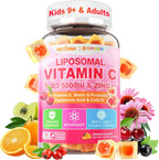 Gomitas Liposomales de Vitamina C 1000mg, D3 5000IU y Zinc - Pack de 2