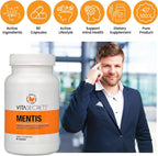 Vitasecrets Mentis Memory & Cognition Support Supplement - 90 Cápsulas