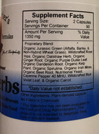 Christopher's Original Formulas Vitalerbs, Nutrient-Rich Herbal Supplement, 180 Veggie Capsules