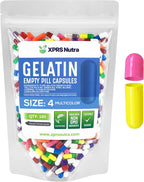 Cápsulas Vacías Tamaño 4 - 100 uds - Gelatina Bovina - XPRS Nutra