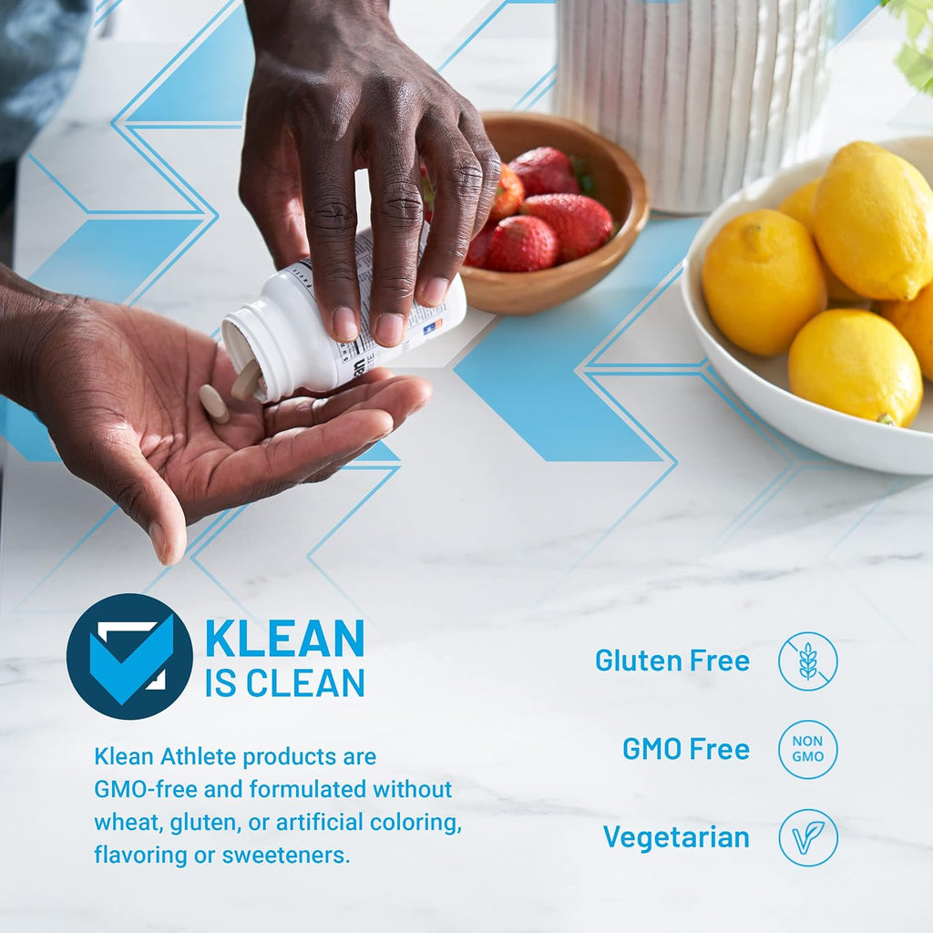 Klean Athlete Klean Multivitamin - Essential Nutrients and Antioxidants for Optimal Health - NSF Certified for Sport - 60 Tablets