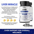 Real Science Nutrition Liver Miracle – Complemento Alimenticio para el Hígado con Óxido Nítrico