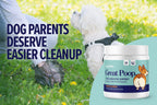 Probióticos para perros Great Poop - Fibra y enzimas digestivas para una salud intestinal óptima (120 masticables sabor pollo)