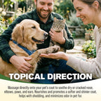 Aceite de Hemp para Perros y Gatos – Piel, Pelaje y Bienestar General con Aceite de Coco Orgánico y Vitamina E – 236 ml