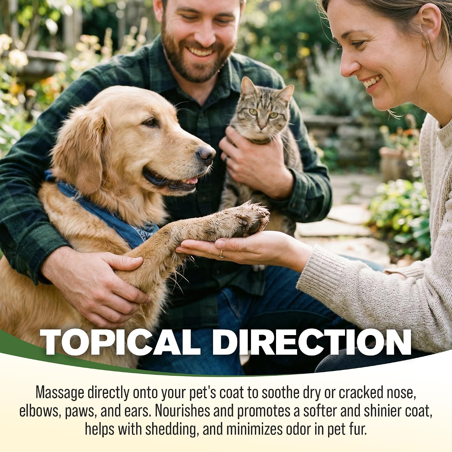 Aceite de Hemp para Perros y Gatos – Piel, Pelaje y Bienestar General con Aceite de Coco Orgánico y Vitamina E – 236 ml