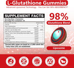Gominolas de Glutatión Liposomal 2500 mg con Vitamina C y Cardo Mariano - Oakevlp