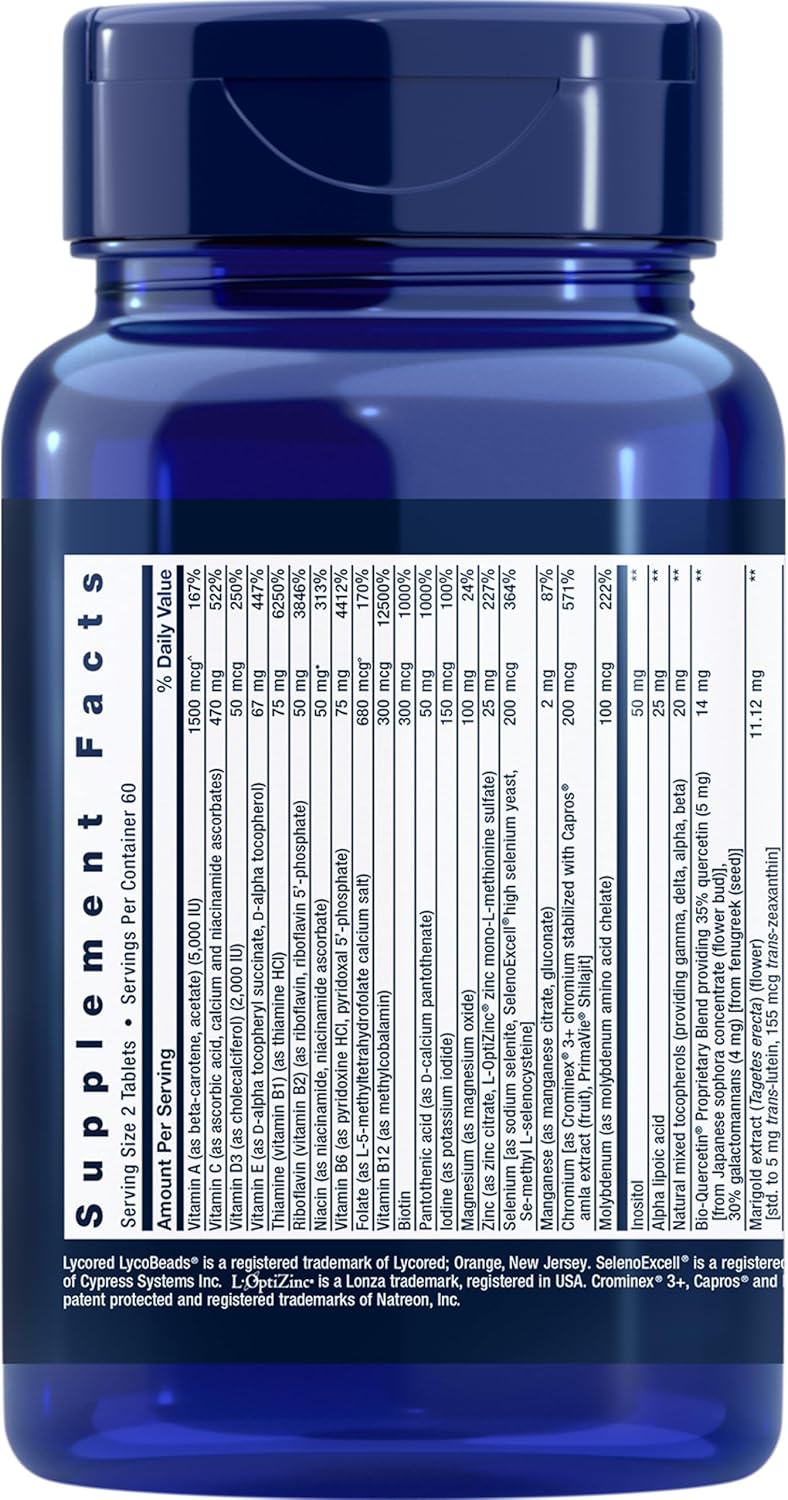 Life Extension Two-Per-Day Multivitamin - 120 Comprimidos