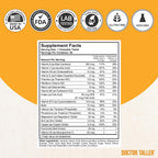 NuBest Doctor Taller Kids - Multivitamínico para niños de 2 a 9 años - Sabor uva - 60 comprimidos masticables veganos