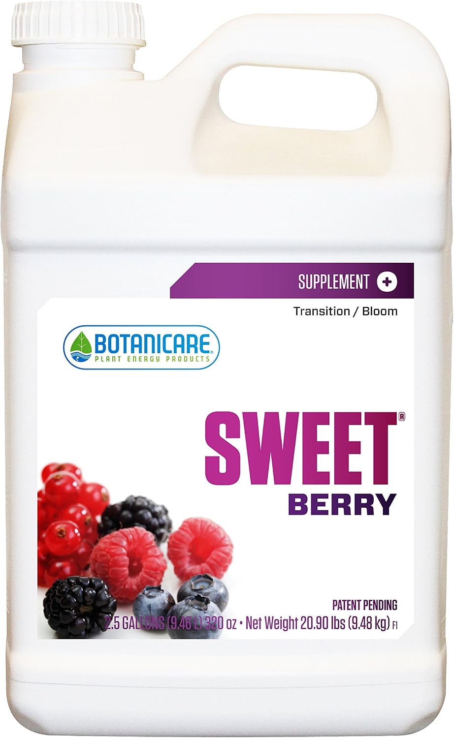 Botanicare Sweet Berry - Suplemento Vegetal para Todas las Fases de Crecimiento, 1 Galón
