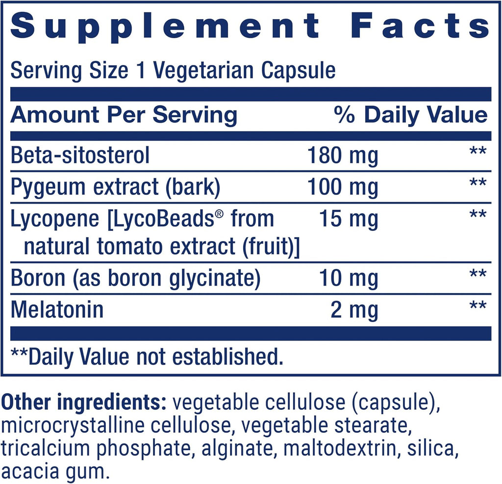 Life Extension Men's Bladder Support, 30 Cápsulas