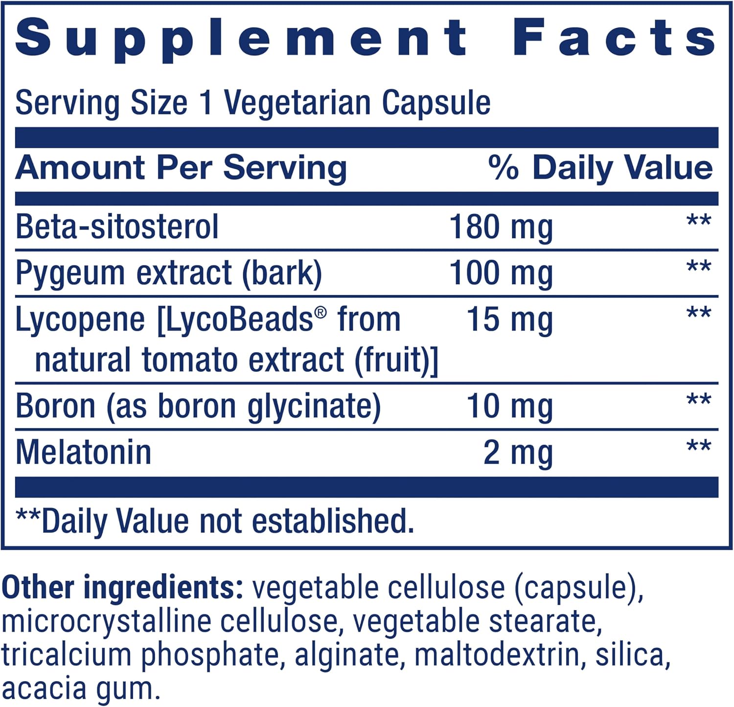 Life Extension Men's Bladder Support, 30 Cápsulas