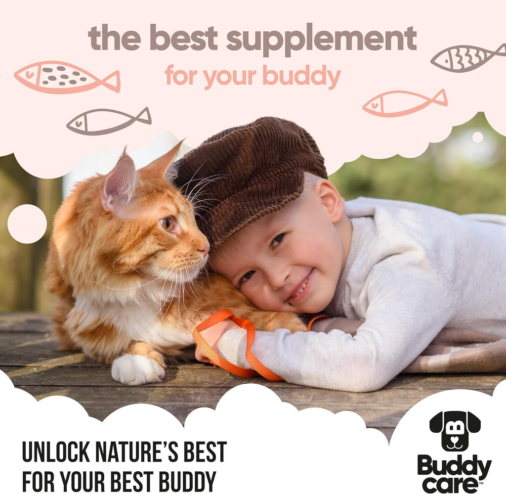 Buddycare Aceite de Salmón Escocés para Perros y Gatos (500 ml)