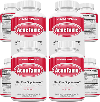 Acnetame Pastillas para el Acné - 240 Comprimidos