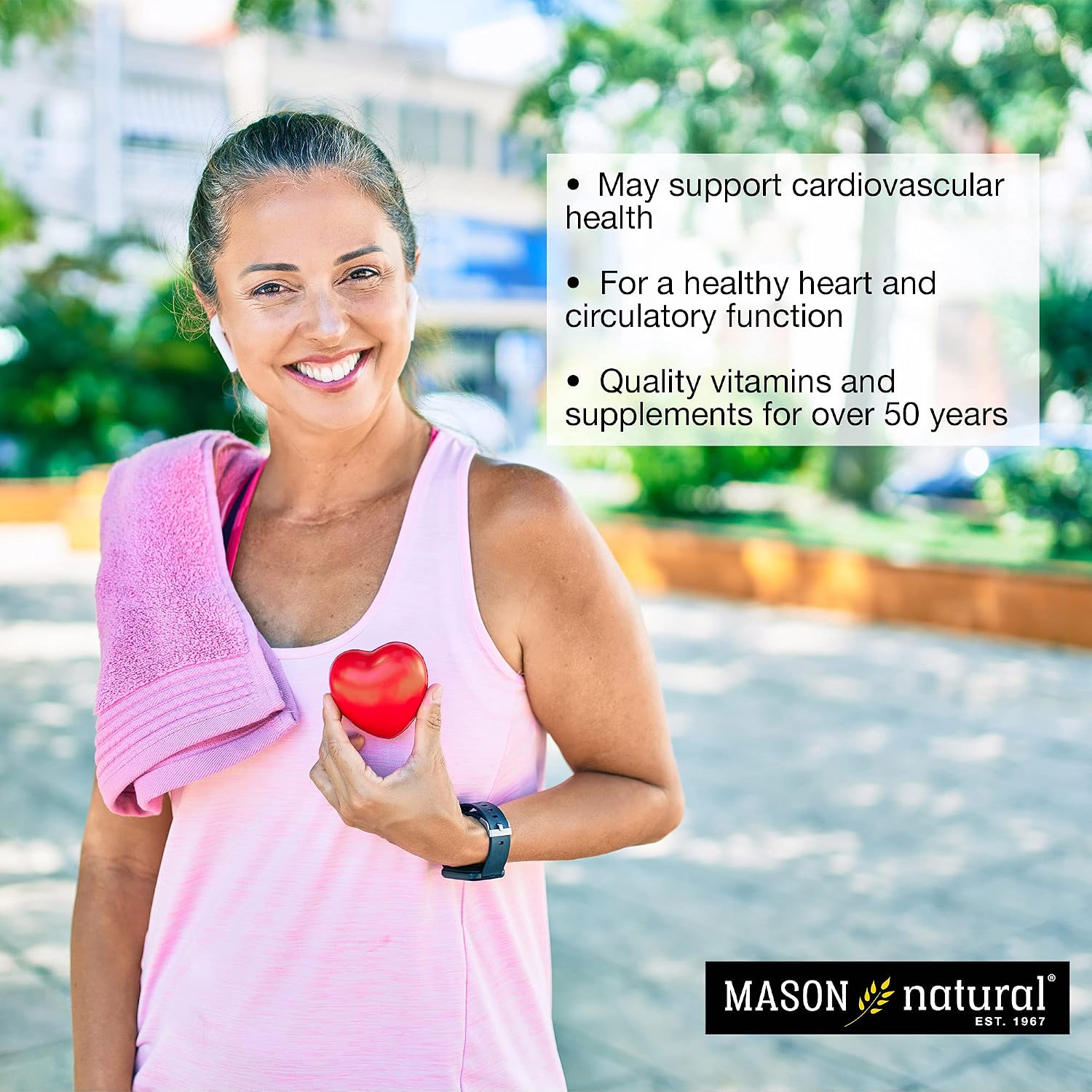 Mason Natural Ácido Fólico 400 mcg, 100 Comprimidos (Pack de 3)