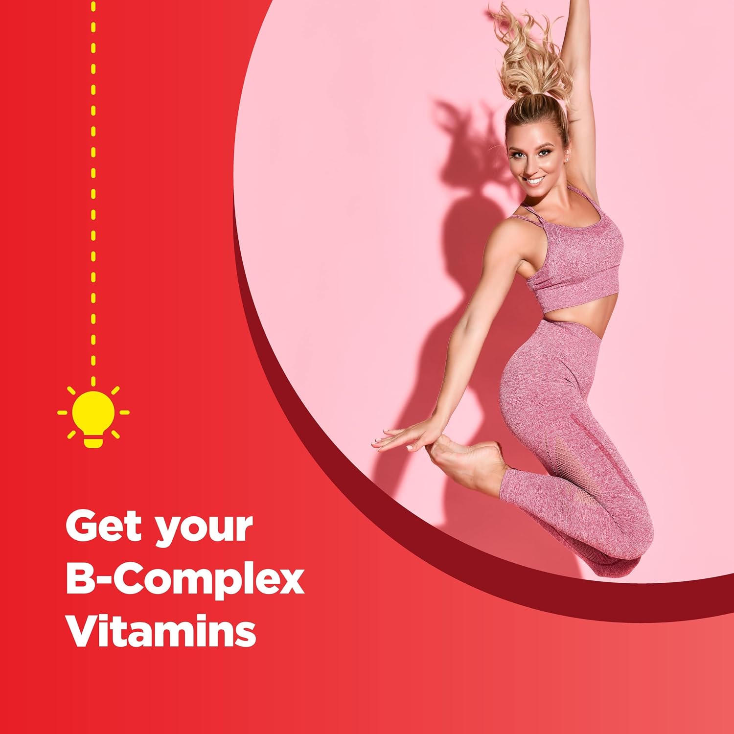 Complejo B en Gominolas para Adultos y Niños - Vitaminas B1, B2, B3, B6, B12 y Folato con Vitamina C - 60 Gominolas
