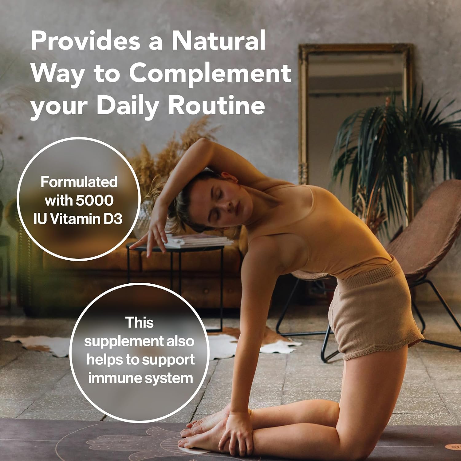 Quantum Nutrition Labs Vitamina D3 y K2 - 5000 UI, 30 Cápsulas Veganas