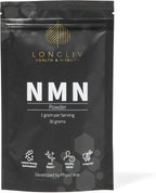 Suplemento NMN en Polvo – Nicotinamida Mononucleótido – 1000 mg por dosis – 30 g – LongLiv