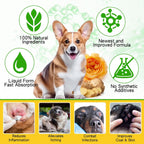 Netwik Tratamiento Natural contra la Levadura para Perros - Alivio de Picazón y Alergias - Suplemento Herbal Líquido 60 ml