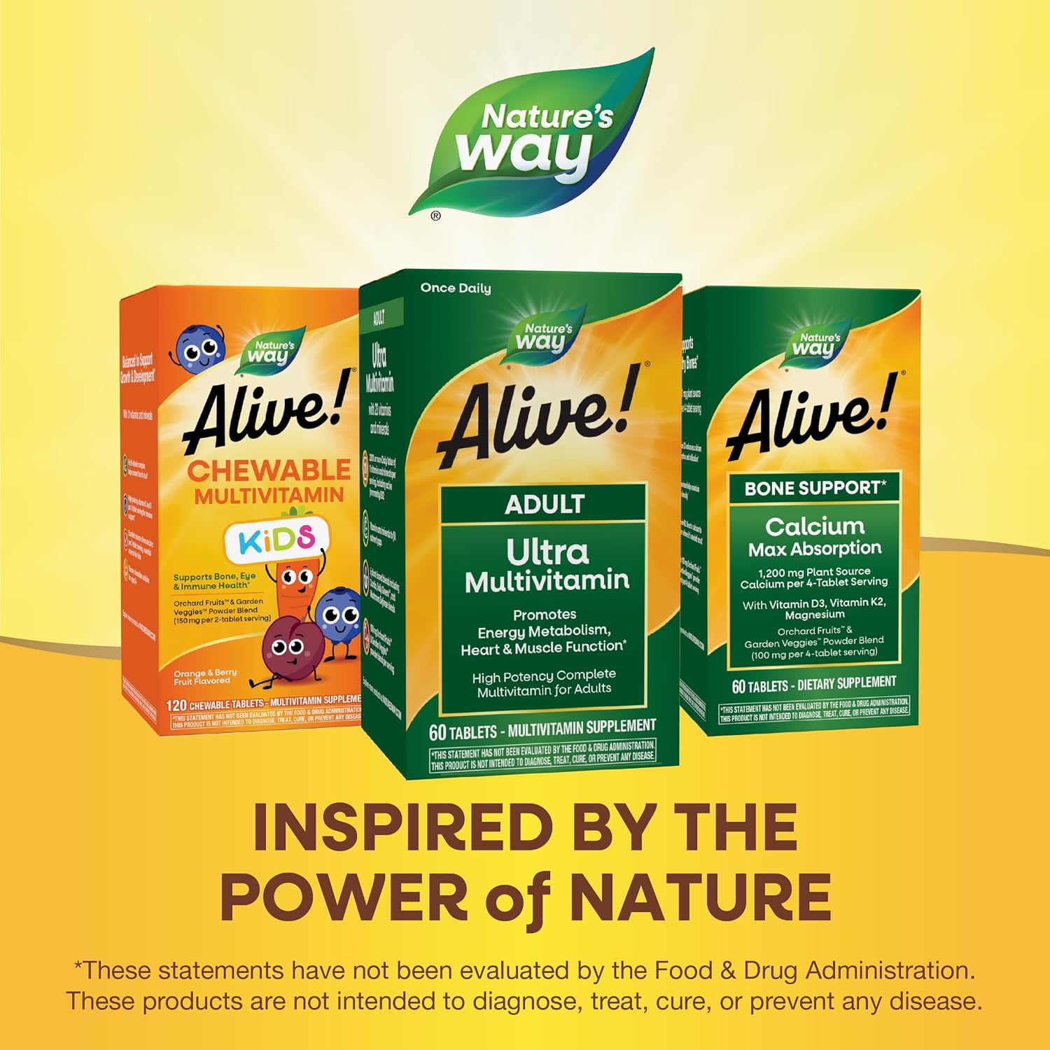 Nature's Way Alive! Multivitamínico Adulto Ultra - 60 Comprimidos