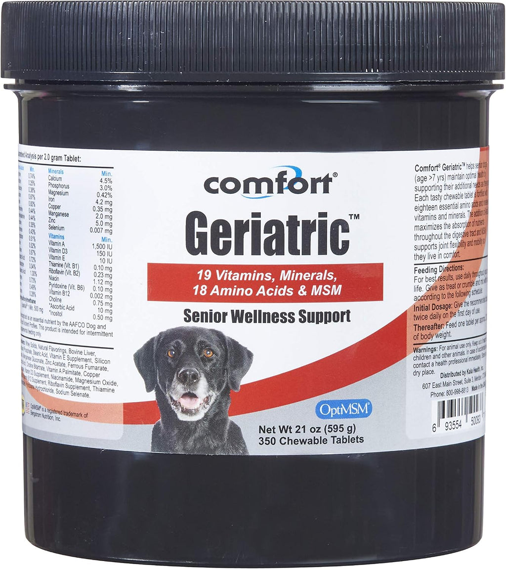 COMFORT Geriatric Suplemento para Perros Mayores, 350 Comprimidos