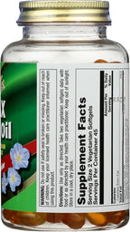 Nature's Life Aceite de Linaza Ecológico en Cápsulas Blandas 100% Vegetal - 90 uds.