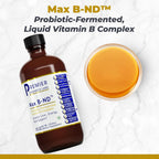 Premier Research Labs Max B-ND - Complejo B Líquido con 13 Formas Activas, Gotas Sublinguales para Hombres y Mujeres, 237 ml