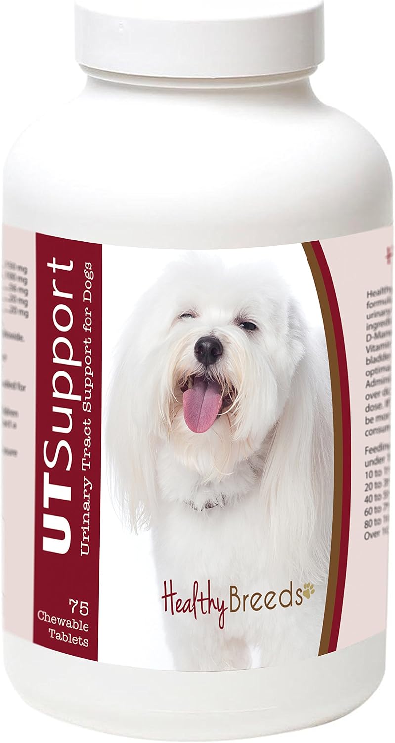 Healthy Breeds Coton de Tulear Masticables de Arándano - Apoyo Urinario - 75 Unidades