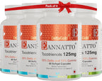 WELLNESS EXTRACT Eannatto Tocotrienols Vitamin E Supplements Tocopherol Free, Non-GMO, Gluten Free & Antioxidant125MG 60 Softgels (Pack of 3)
