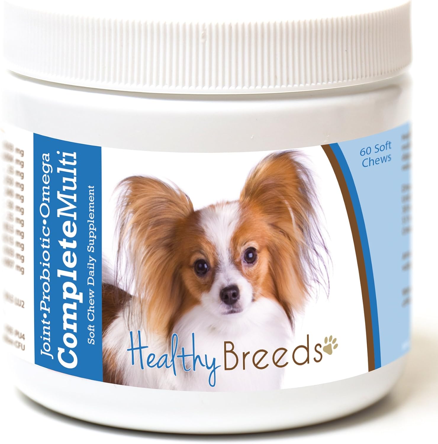 Healthy Breeds Papillon Multivitamínico Todo en Uno Masticable 60 unidades