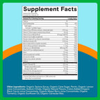 SmartyPants Multivitamínico para Hombres, Gominolas Orgánicas: Metilfolato, Omega 3 (ALA), Vitamina D3, C, B12, B6, A, K y Zinc, 120 Gominolas (30 Días)